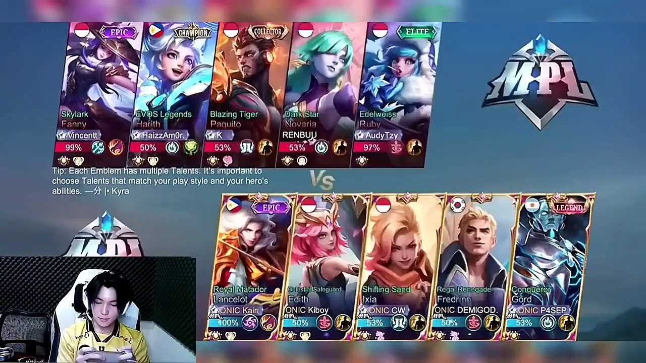 GAME 2 _ ONIC ESPORTS VS REBELLION IN RANK GAME _ MY LANCELOT DESTROY FANNY