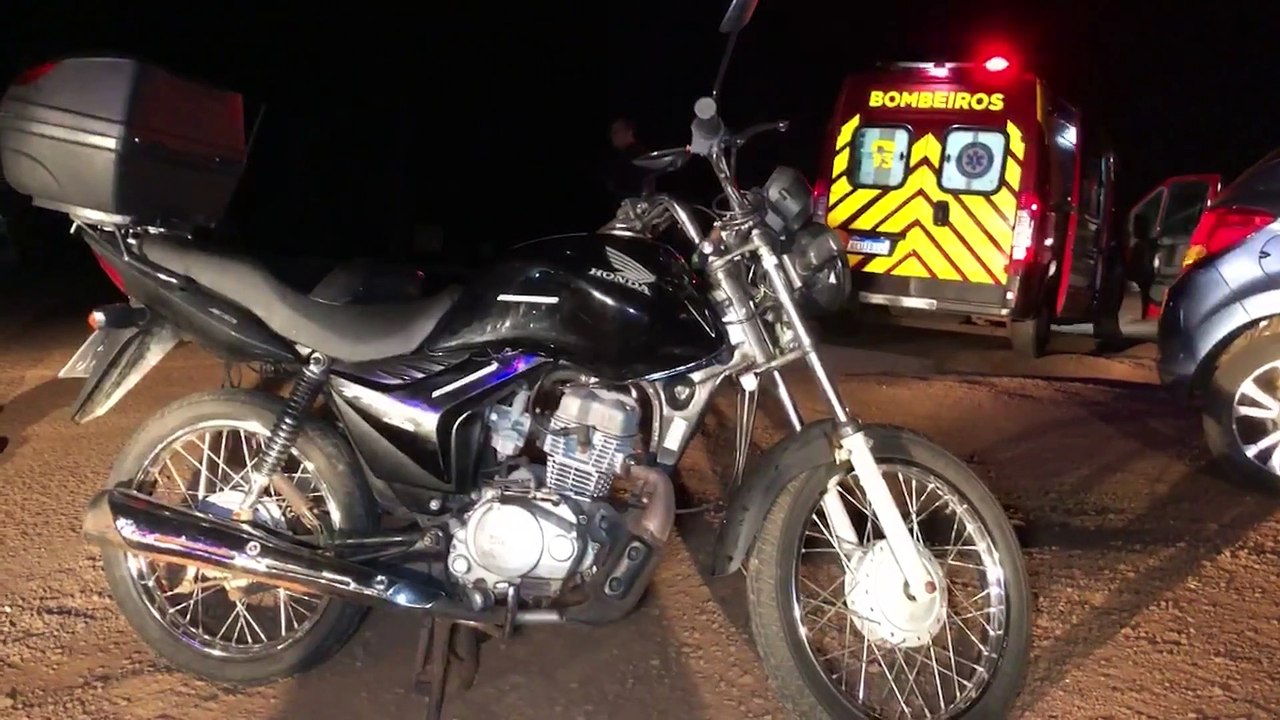 Motociclista fica ferido ao ser fechado por carro na rodovia BR-369