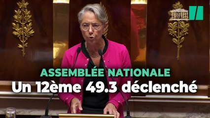 Borne déclenche un 49.3 sur la programmation des finances publiques, la gauche annonce une motion de censure