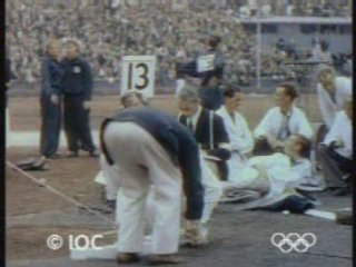 Athlé jeux olympiques 1948 Micheline Ostermeyer lancer