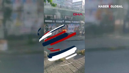 İstanbul Mecidiyeköy'de patlama ve yangın paniği