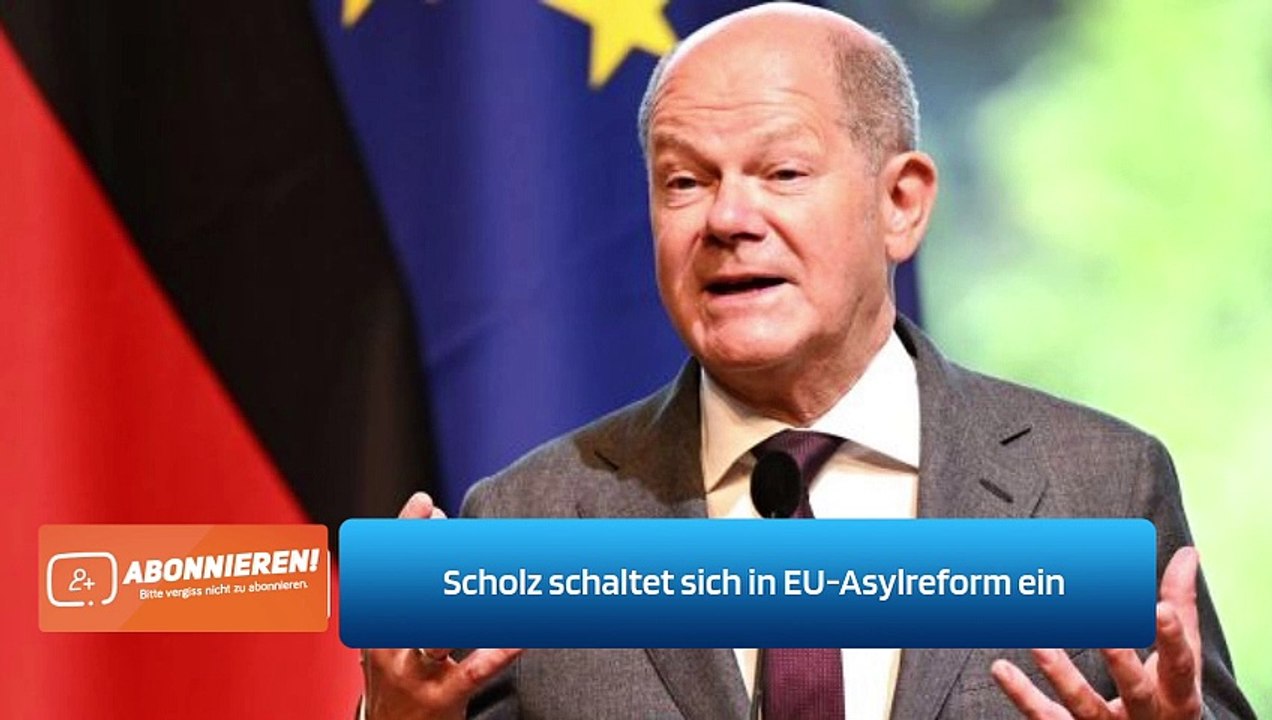 Scholz schaltet sich in EU-Asylreform ein