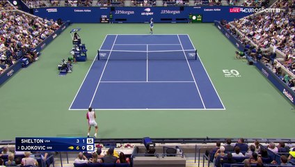 La défense de Novak Djokovic éteint la révolte de Shelton