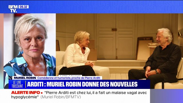 Il a fait un malaise vagal avec hypoglycémie : Muriel Robin donne des nouvelles de Pierre Arditi, après avoir fait un malaise sur scène