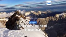 Neue Studie: Eisvolumen der Gletscher in der Schweiz schrumpft um 10% in zwei Jahren