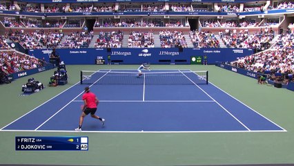 Djokovic encore trop fort pour Fritz : les temps forts de leur quart de finale