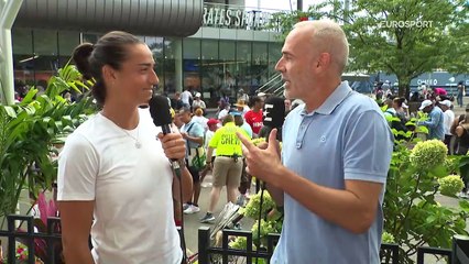 Garcia : "Sortir de l'environnement tennis en Grand Chelem, ça me fait du bien"