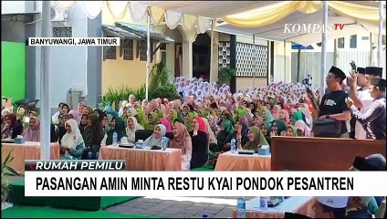 Safari Politik, Anies dan Cak Imin Minta Restu Kyai Pondok Pesantren Banyuwangi