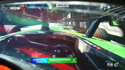 Un crash énorme mais Sam Bird s'en sort miraculeusement