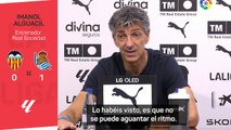 VALENCIA 0 - REAL SOCIEDAD 1 | RUEDA de PRENSA ALGUACIL: KUBO, OYARZABAL, BARRENETXEA...