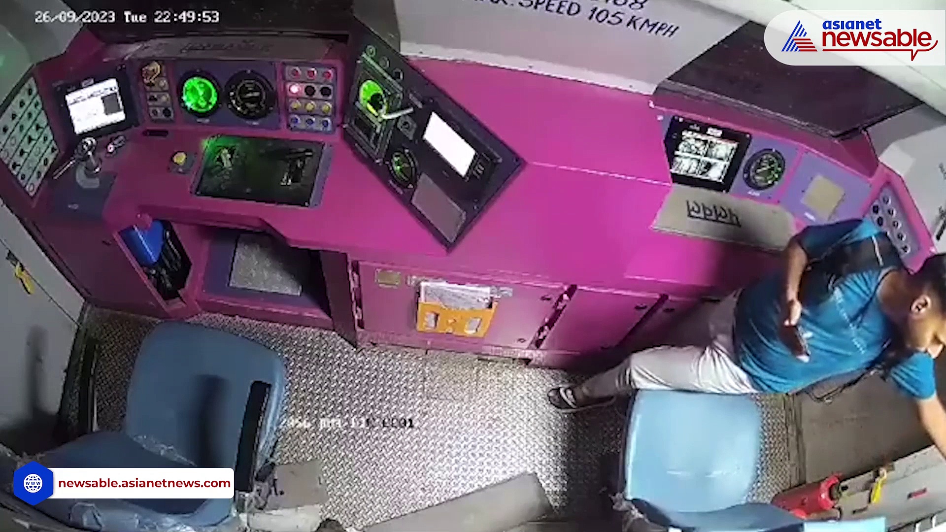 'Drunk' operator seen busy on phone before EMU train climbed onto platform | WATCH