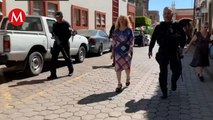 Alcaldesa de Cotija, Yolanda Sánchez, regresa con seguridad reforzada