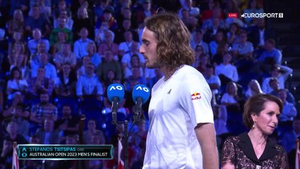 Tsitsipas à Djokovic : "J'admire ce que tu es pour notre sport, tu es le plus grand"