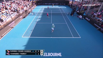 Un pur point de double remporté par Roger-Vasselin et Flipkens