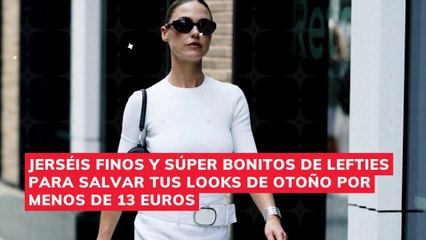 jerséis finos y súper bonitos de Lefties para salvar tus looks de otoño por menos de 13 euros