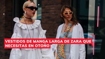 Vestidos de manga larga de Zara que necesitas en otoño