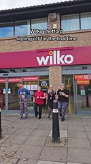 Watch Thetford Wilko workers saying their 'So long, farewell'