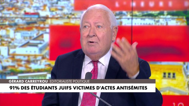 Gérard Carreyrou : «On sait qu’il y a dans une partie de la communauté musulmane un antisémitisme naturel»