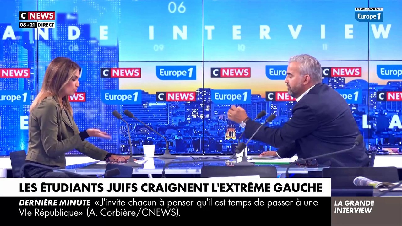Gros accrochage ce matin sur CNews entre Sonia Mabrouk et le député Lfi Alexis Corbière: "Non, je ne suis pas d'extrême gauche! Et vous, vous êtes d'extrême droite ?" - Regardez