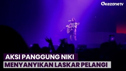 NIKI Zefanya Nyanyikan Lagu Laskar Pelangi Saat Konser, Bangkitkan Antusias Penonton