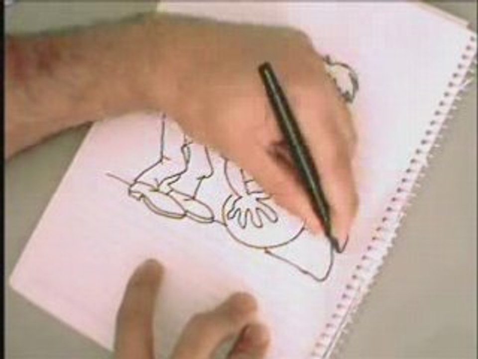 He Is Drawing Again