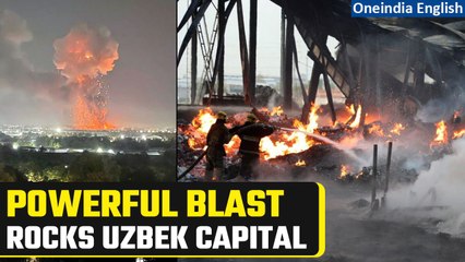 Download Video: Uzbekistan: Powerful explosion in capital Tashkent kills 1, over 162 injured | Oneindia News