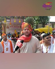 मानाचा पाचवा केसरीवाडा गणपती विसर्जनासाठी मार्गस्थ_1