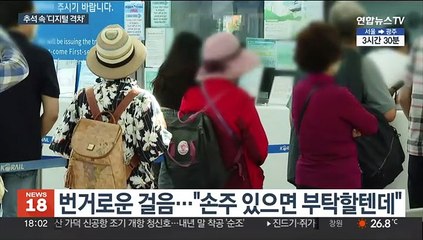 명절 열차표 비대면 예매…노령층 "난감하네"