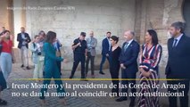 El encuentro entre Irene Montero y la presidenta de las Cortes de Aragón (Vox)