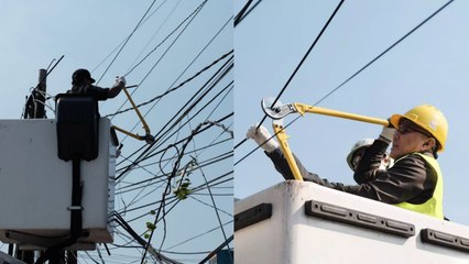 Wali Kota Depok Turun ke Jalan Potong Kabel Menjuntai #Shorts