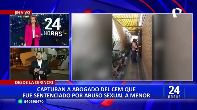 Capturan a abogado de Centro de Emergencia Mujer sentenciado por abuso sexual a menor