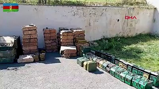 Azerbaycan ordusu Karabağ'daki mayınları temizliyor.