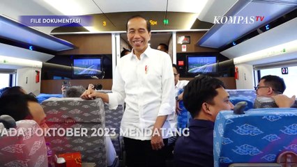 Jokowi Siap Soft Launching Kereta Cepat Jakarta-Bandung 1 Oktober 2023