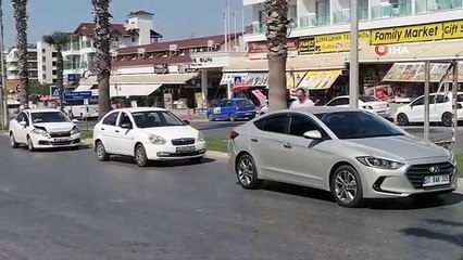 Manavgat'ta Yaya Geçidinde Zincirleme Kaza