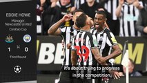 Howe breaks Pep curse as Newcastle eliminate City