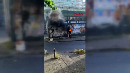 Un boîtier électrique connecté à des guichets automatiques a explosé à Şişli