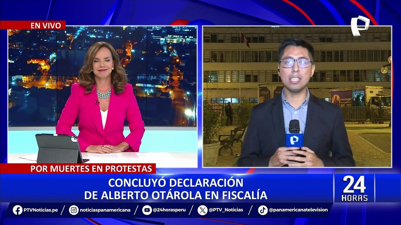 Alberto Otárola declaró a la Fiscalía por muertes en protestas sociales