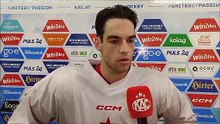 Lukas Haudum (KAC) vor dem Spiel gegen Linz
