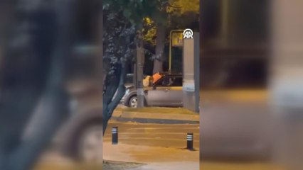 Kaput üstünde insan taşıyan sürücüye ceza yağdı