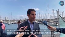 El n° 1 del PP por Barcelona no descarta ofrecer la abstención a Sánchez para que no dependa de Junts