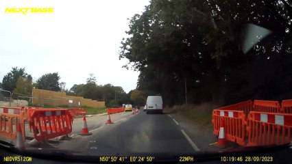 Download Video: Roadworks that are causing huge tailbacks on the A259 near Bexhill, East Sussex