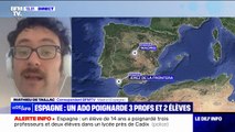 Un adolescent de 14 ans a poignardé trois professeurs et deux élèves de son lycée au sud de l'Espagne