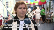 Játékkuckó nyílt az ukrán menekült gyerekek számára Budapesten