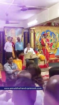 Shraddhavans take Darshan of Sadguru Aniruddha Bapu at Shree Harigurugram