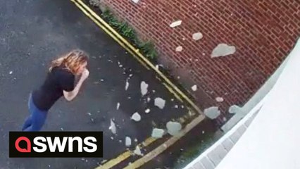 Unlucky dad smashed brand-new shower screen as he tried to bring it home - and caught it all on camera