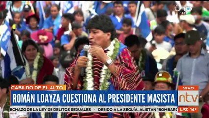 Cabildo en El Alto exigirá expulsión de Morales