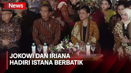Didampingi Ibu Negara, Presiden Hadiri Istana Berbatik