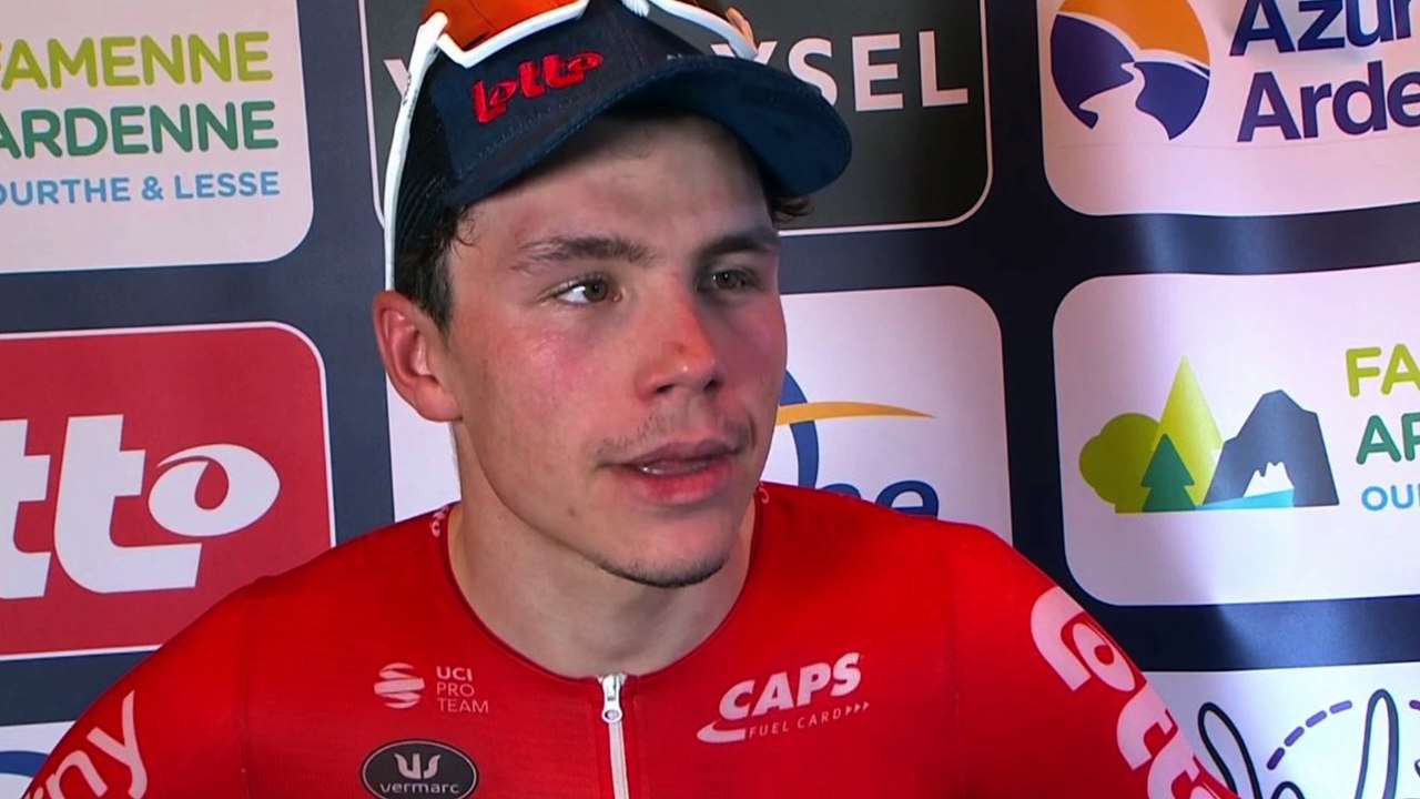 Famenne Ardenne Classic 2023 - Arnaud De Lie : "Maintenant, je peux en rire, mais si j’avais perdu à cause de ça, j'aurais eu le seum !"
