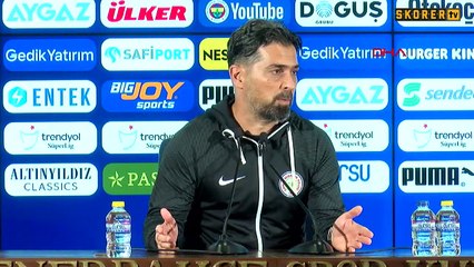 İlhan Palut: "Süper Lig’de en zor durumda kaldığımız maçtı"