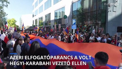 Скачать видео: Azerbajdzsán elfogatóparancsot adott ki Hegyi-Karabah volt elnöke ellen